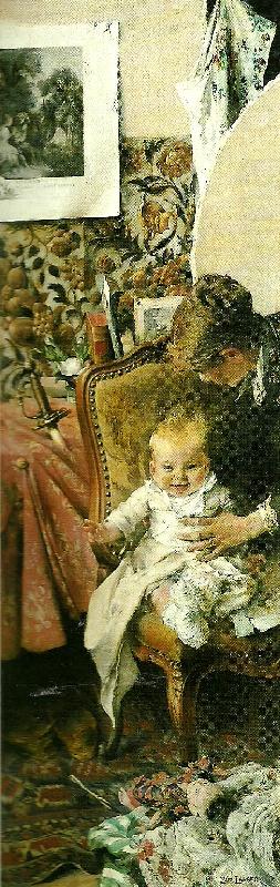Carl Larsson lilla suzanne- petie fille oil painting picture